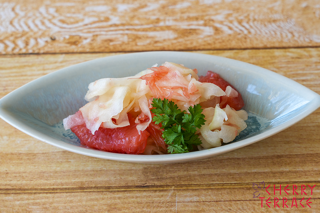 大根と柑橘のマリネ