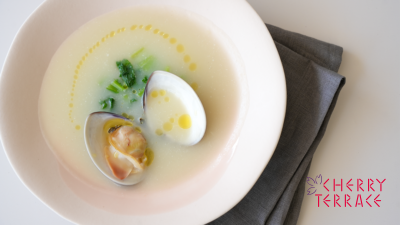 かぶとはまぐりのポタージュ